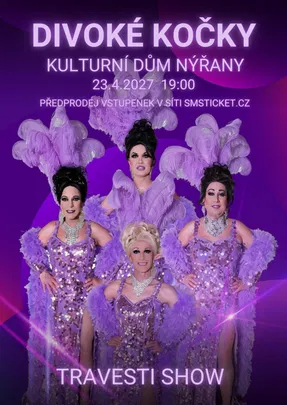 Travesti show Divoké kočky v KD Nýřany
