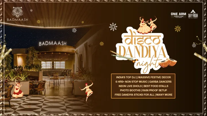 Disco Dandiya Night at Badmaash Sarjapur