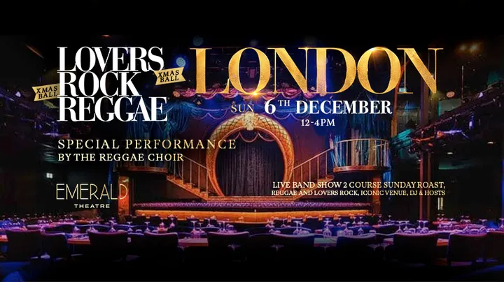 Lovers Rock Reggae - Sunday Roast - Sun 6th Dec