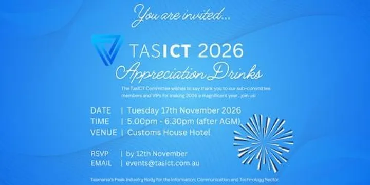 2026 TasICT Members Appreciation End of Year Drinks