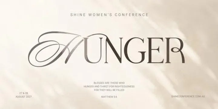 Shine Conference 2027 Hunger