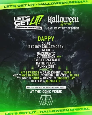 Let’s Get Lit indoor festival Halloween Special