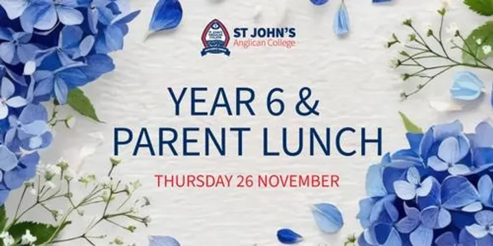 2026 Year 6 & Parent Lunch