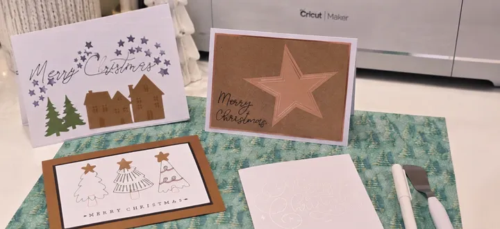 MakerSpace skills: Christmas cardmaking with Cricut