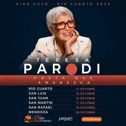 TERESA PARODI presenta HASTA QUE AMANEZCA Mendoza