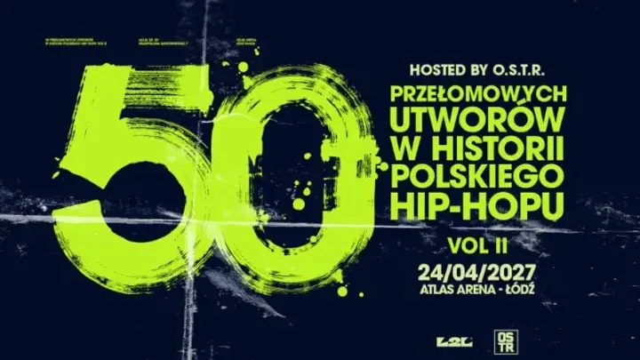 50 PRZEŁOMOWYCH UTWORÓW W HISTORII POLSKIEGO HIP-HOPU - BILET KOLEKCJONERSKI