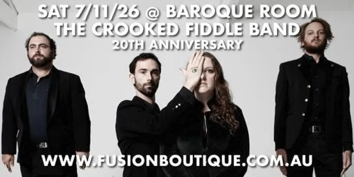 THE CROOKED FIDDLE BAND turns 20! Live at the Baroque Room, Katoomba, Blue Mountains