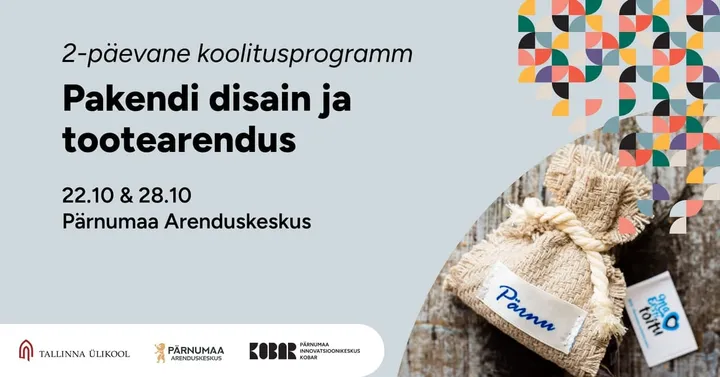 Koolitusprogramm pakendi disain ja tootearendus