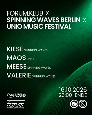 Forum.Klub x SPINNING WAVES x UNIO