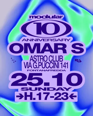 10 years of Modular w/Omar S