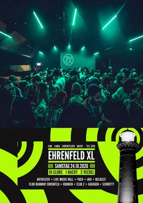 YUCA with DJ Mighty Monch (187 Strassenbande) // Ehrenfeld XL – 10 Clubs, 1 Night, 2 Districts