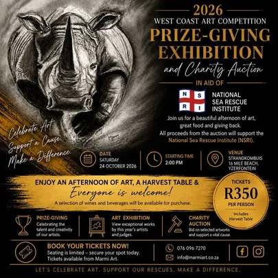 West Coast Art Exhibition, Charity Auction