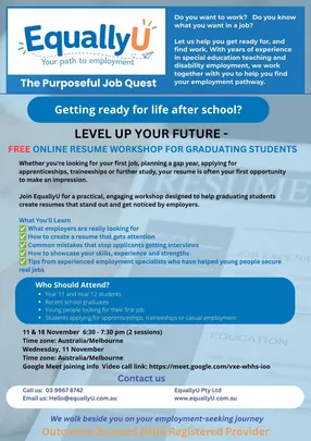 Free Resume Workshop