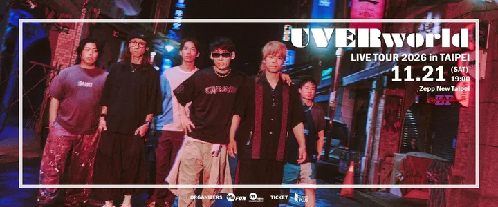 UVERworld LIVE TOUR 2026 in TAIPEI
