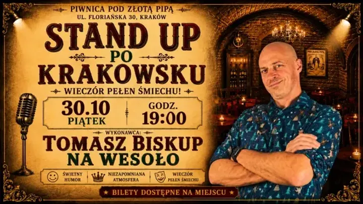 Tomek Biskup – Stand-up na żywo