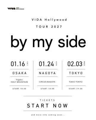 VIDA Hollywood 東名阪ツアー「by my side」東京公演