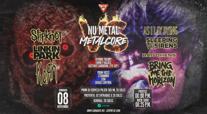 Nu Metal Vs Metalcore Fest