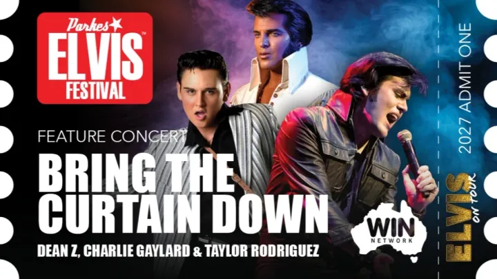 Parkes Elvis Festival 2027 - Official Finale - Bring The Curtain Down