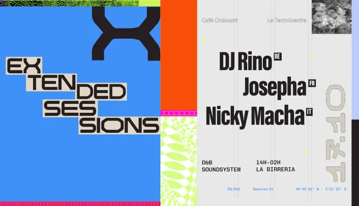 EXTENDED SESSIONS : DJ RINO, NICKY MACHA, JOSEPHA