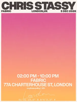 CHRIS STASSY - LONDON WEEKENDER - fabric