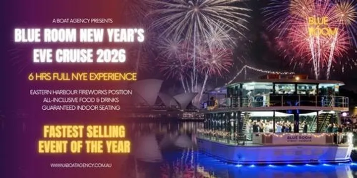 BLUE ROOM NEW YEAR’S EVE CRUISE 2026