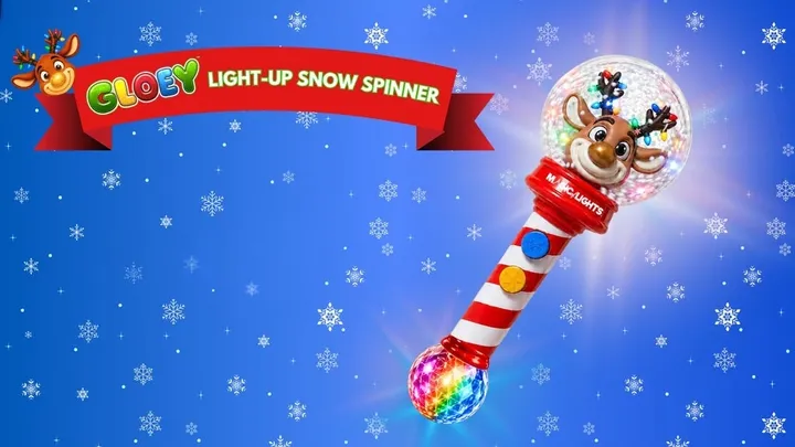 Magic Of Lights: Gloey Light-Up Snow Spinner This is NOT Event Ticket