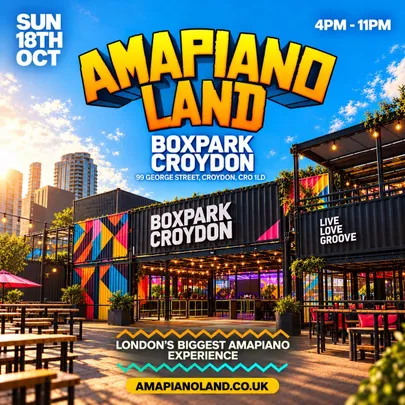 AMAPIANO LAND - London’s BIGGEST Day Party Experience - 1500 RAVERS