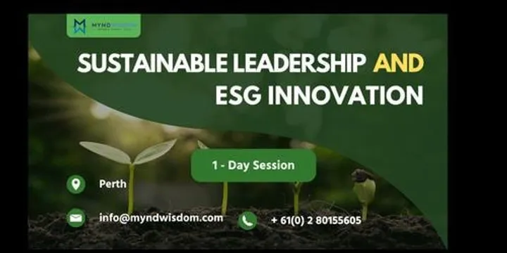 Sustainable Leadership & ESG Innovation | 1 Day Session in Perth