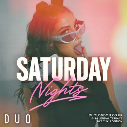 Saturday Nights at DUO Sat 3rd Oct