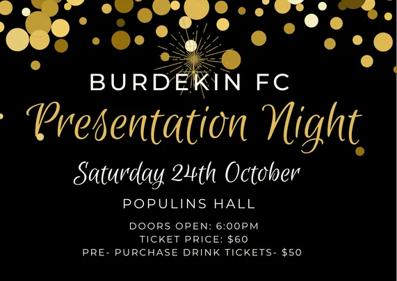 Burdekin FC Presentation Night 2026