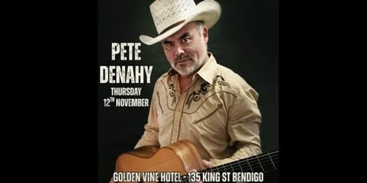 Pete Denahy Live at The Golden Vine Hotel Bendigo