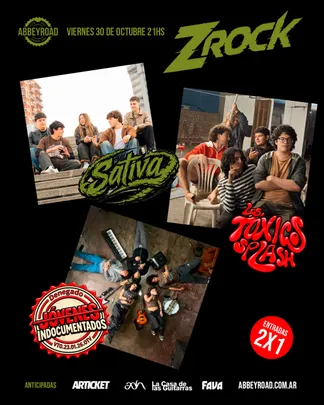 ZROCK - LOS TÓXICOS SPLASH - SATIVA - JOVENES INDOCUMENTADOS
