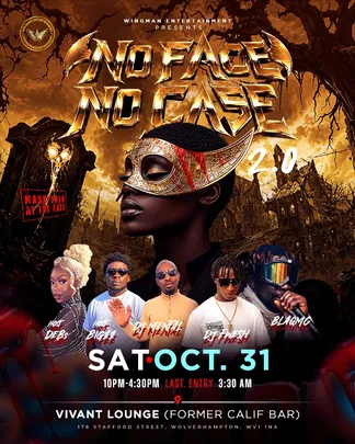 NO FACE, NO CASE 2.0 – THE HALLOWEEN AFFAIR 🎭