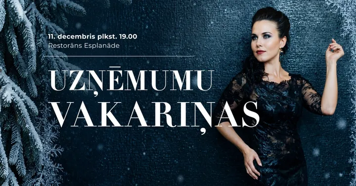 Uzņēmumu vakariņas ar Elzu Rozentāli