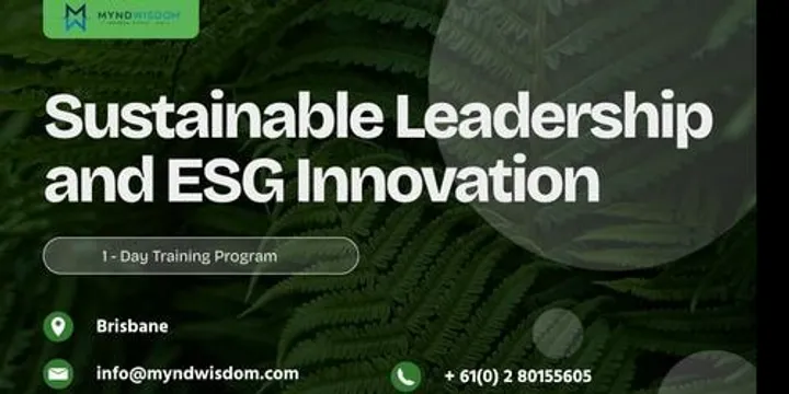 Sustainable Leadership & ESG  Innovation | 1 Day Workshop in Brisbane
