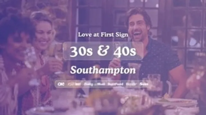 30s & 40s Singles Night at Turtle Bay Southampton| Love at First Sign