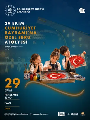 29 Ekim Cumhuriyet Bayramı’na Özel Ebru Atölyesi