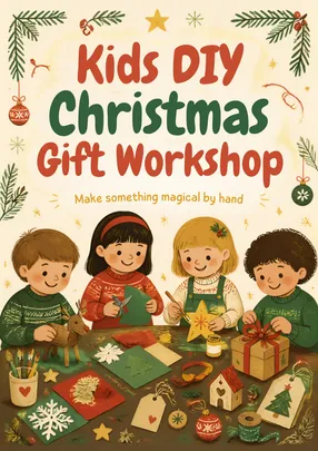 Kids DIY thank you gift workshop