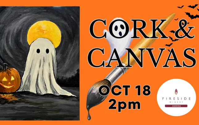 Cork & Canvas "Enchanted Friends" at Fireside Winery - Amana