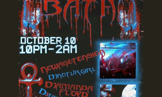 Blade Blood Bath: newagetension, djnoturgirl, dj amanda floyd, d3vildog