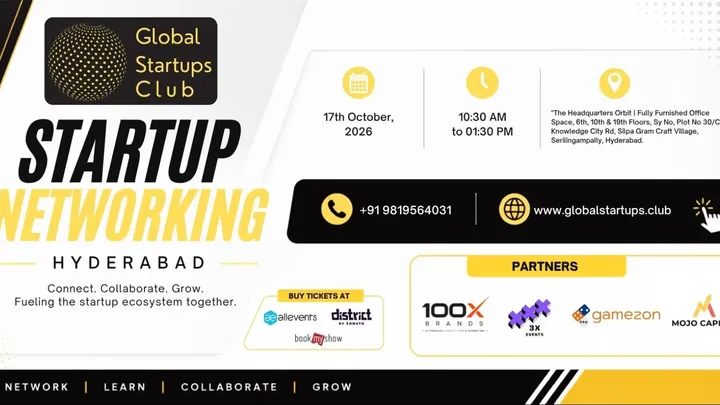 GLOBAL STARTUPS CLUB STARTUP NETWORKING HYDERABAD