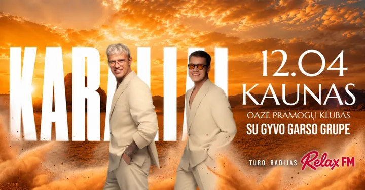 Grupė ''Karaliai'' koncertinis turas su gyvo garso grupe | Kaunas