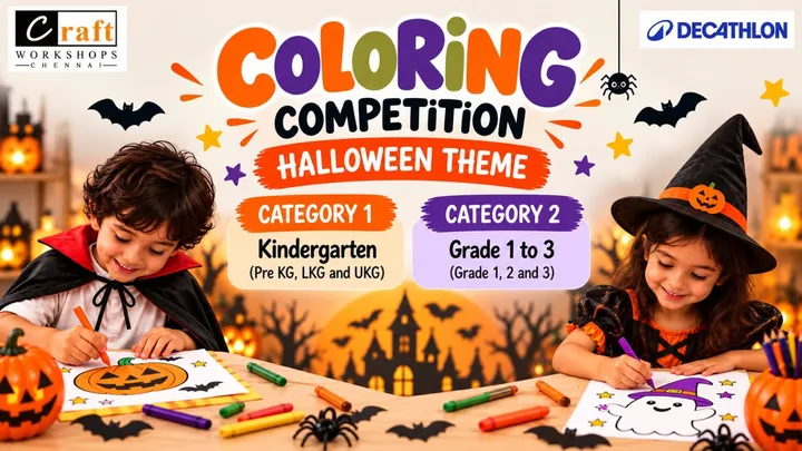 Coloring Competition by Craft Workshops Chennai