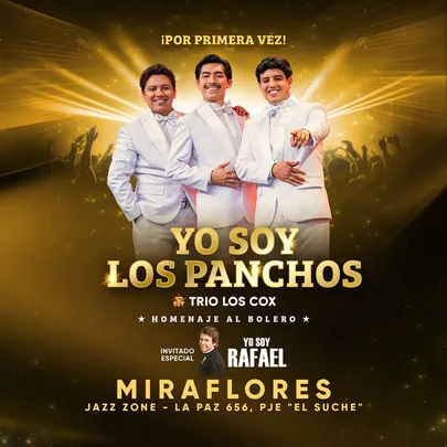 Noche de Boleros: Tributo a Los Panchos (Trío Los Cox) y a Rafael en Jazz Zone Miraflores