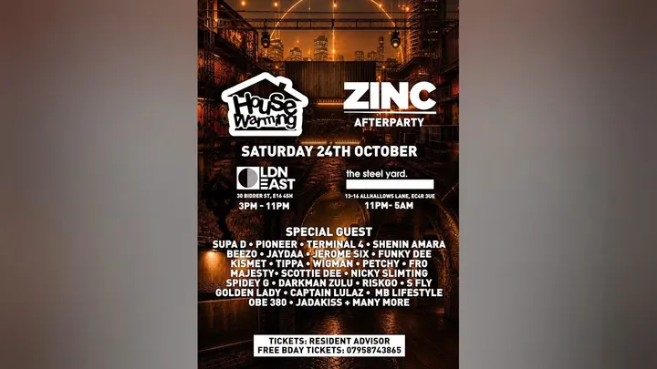Zinc Warehouse Party