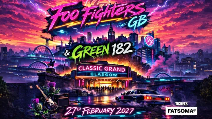 Foo Fighters GB & Green 182 - Classic Grand, Glasgow