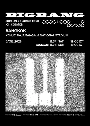 BIGBANG 2026-2027 WORLD TOUR < XX : COSMOS > IN BANGKOK