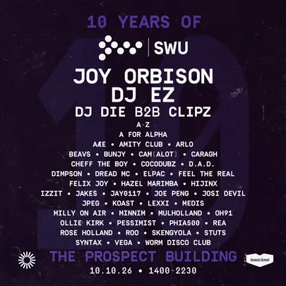 10 Years Of SWU FM: Joy Orbison, DJ EZ