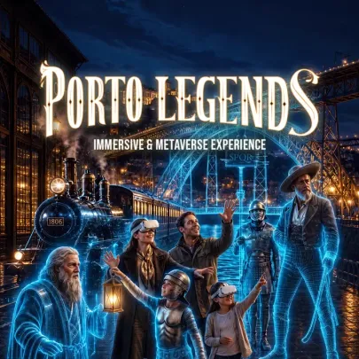 Lendas do Porto – Experiência imersiva e metaverso. Uma viagem fantástica pela história do Porto.