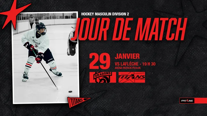 MATCH HOCKEY MASCULIN - LIMOILOU CONTRE COLLEGE LAFLÈCHE